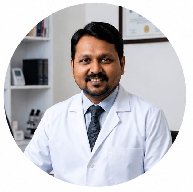 Dr Deepak providing dental care at KIMSZ Dental Spa Patna