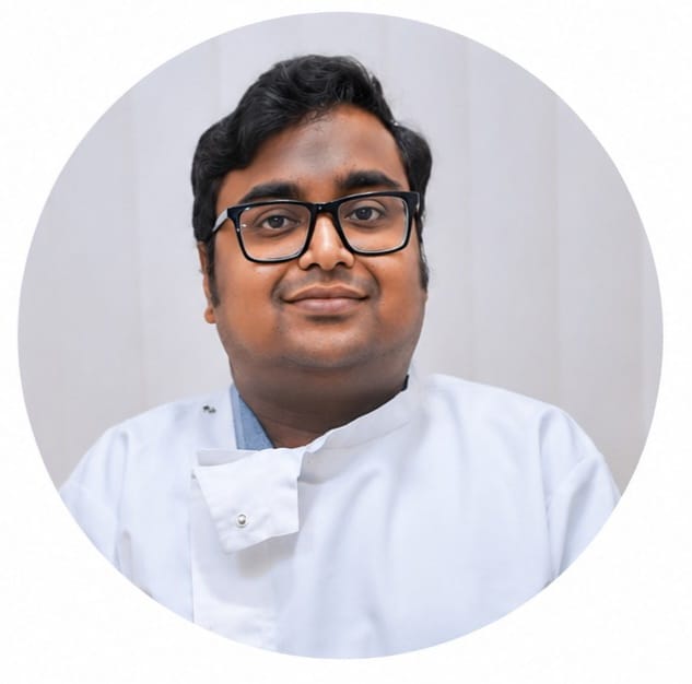 Dr Tuhin providing dental treatment at KIMSZ Dental Spa Patna
