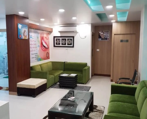 Modern dental clinic interior with advanced treatment facilities
